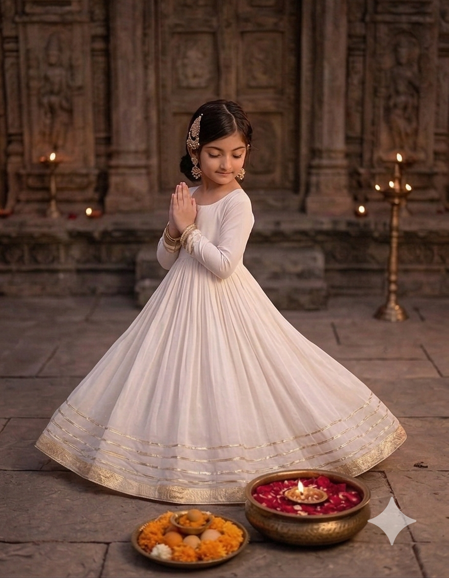 Golden Grace Kids Anarkali