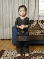 Golden Bloom Foil Co-Ord Set