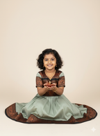 Sweet Angel Chanderi Flare Dress