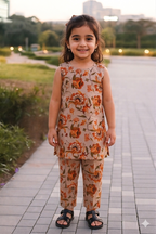 Autumn Bloom Rayon Co-Ord Set