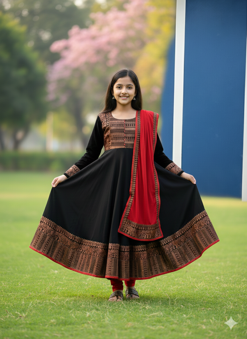 Twirl-Ready Festive Anarkali