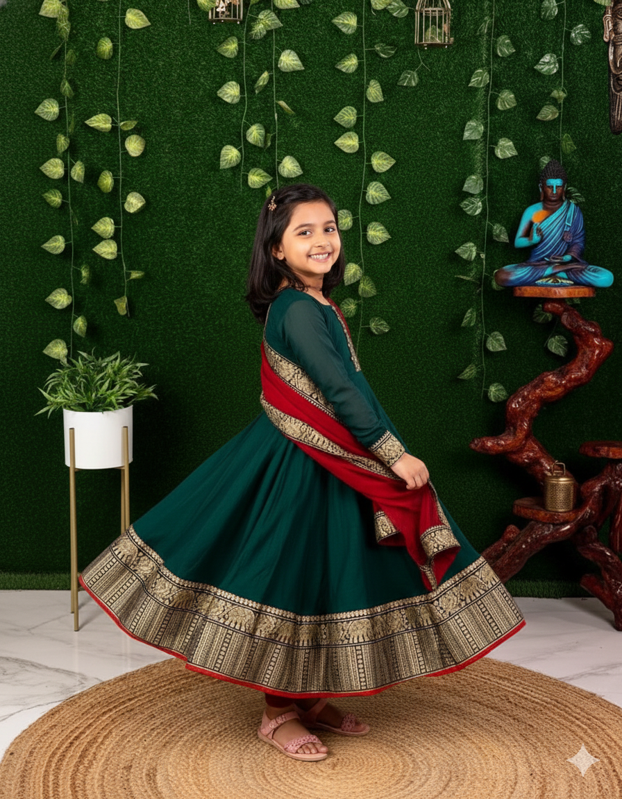 Graceful Festive Couture for Girls