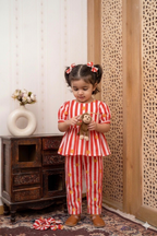 Candy Stripe Printed Co-Ord Set