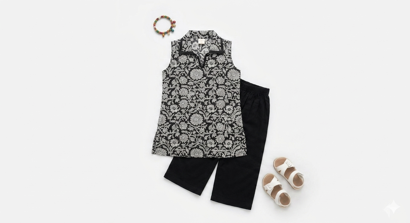 Little Diva Black Co-Ord