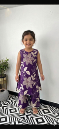 Purple Blossom Kids Outfit