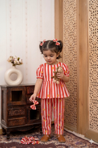 Candy Stripe Printed Co-Ord Set
