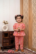 Candy Stripe Printed Co-Ord Set