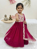 Pretty in Pink Anarkali Dress Set