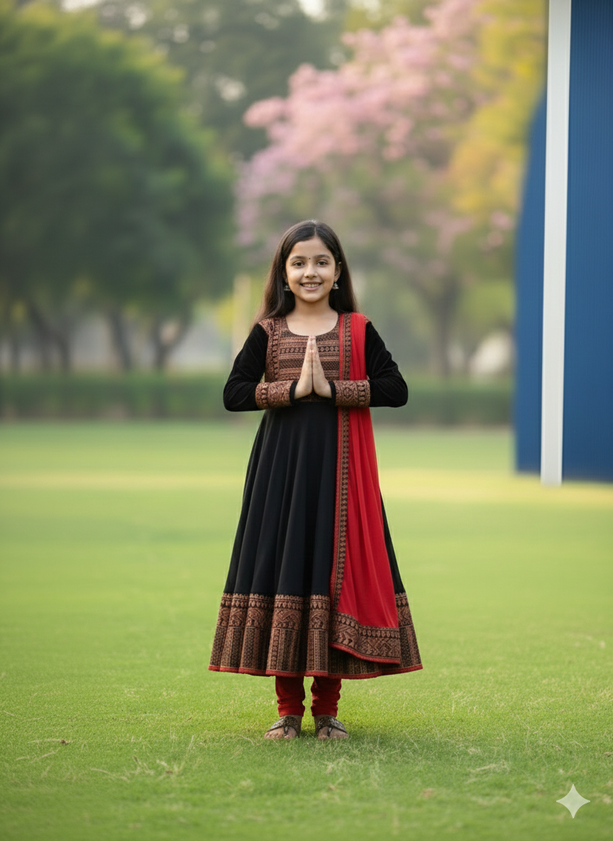 Twirl-Ready Festive Anarkali