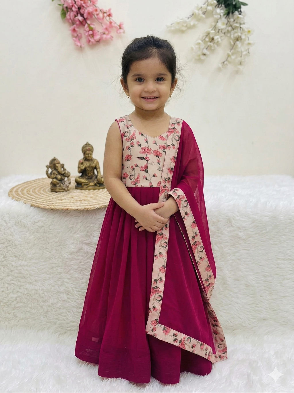 Pretty in Pink Anarkali Dress Set