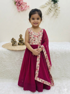 Pretty in Pink Anarkali Dress Set