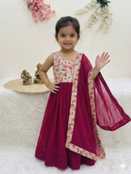 Pretty in Pink Anarkali Dress Set