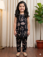 Slub Rayon Printed Kids Kurta & Pant Set