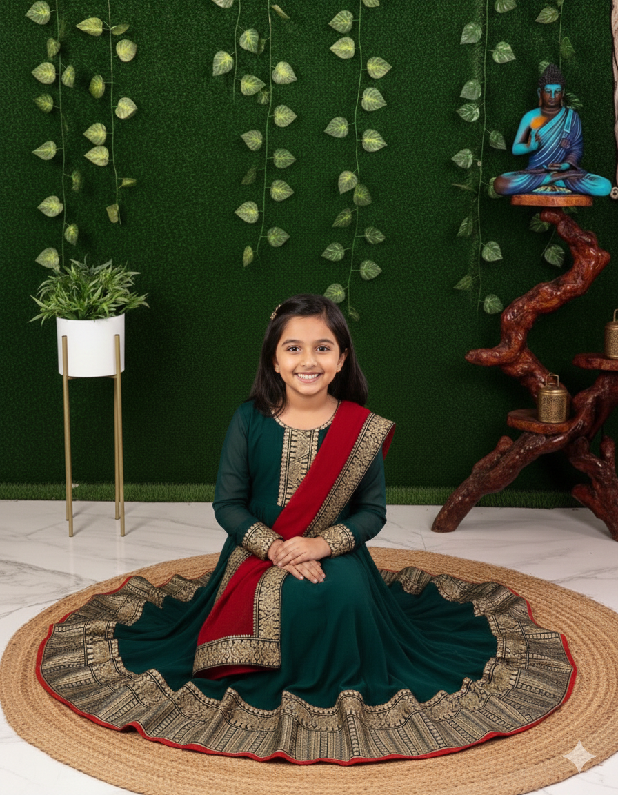 Graceful Festive Couture for Girls