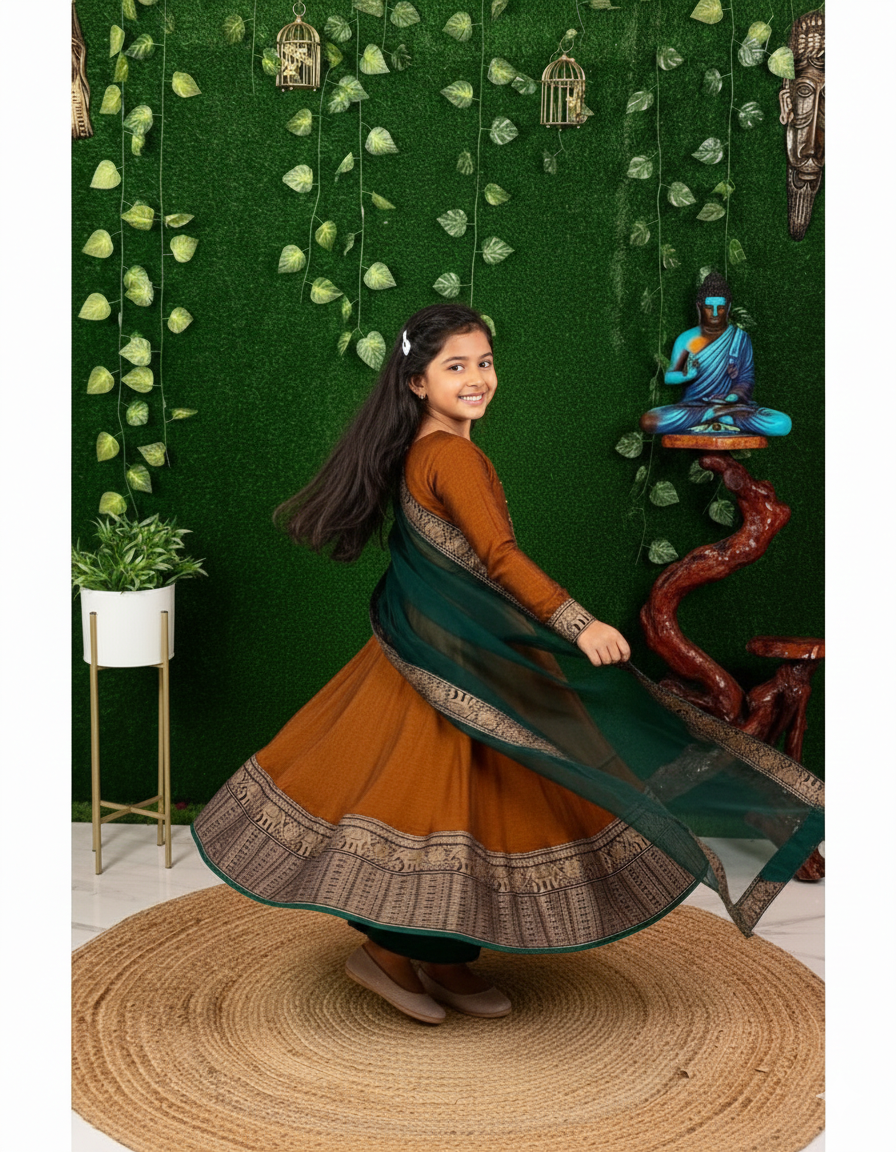 Graceful Festive Couture for Girls