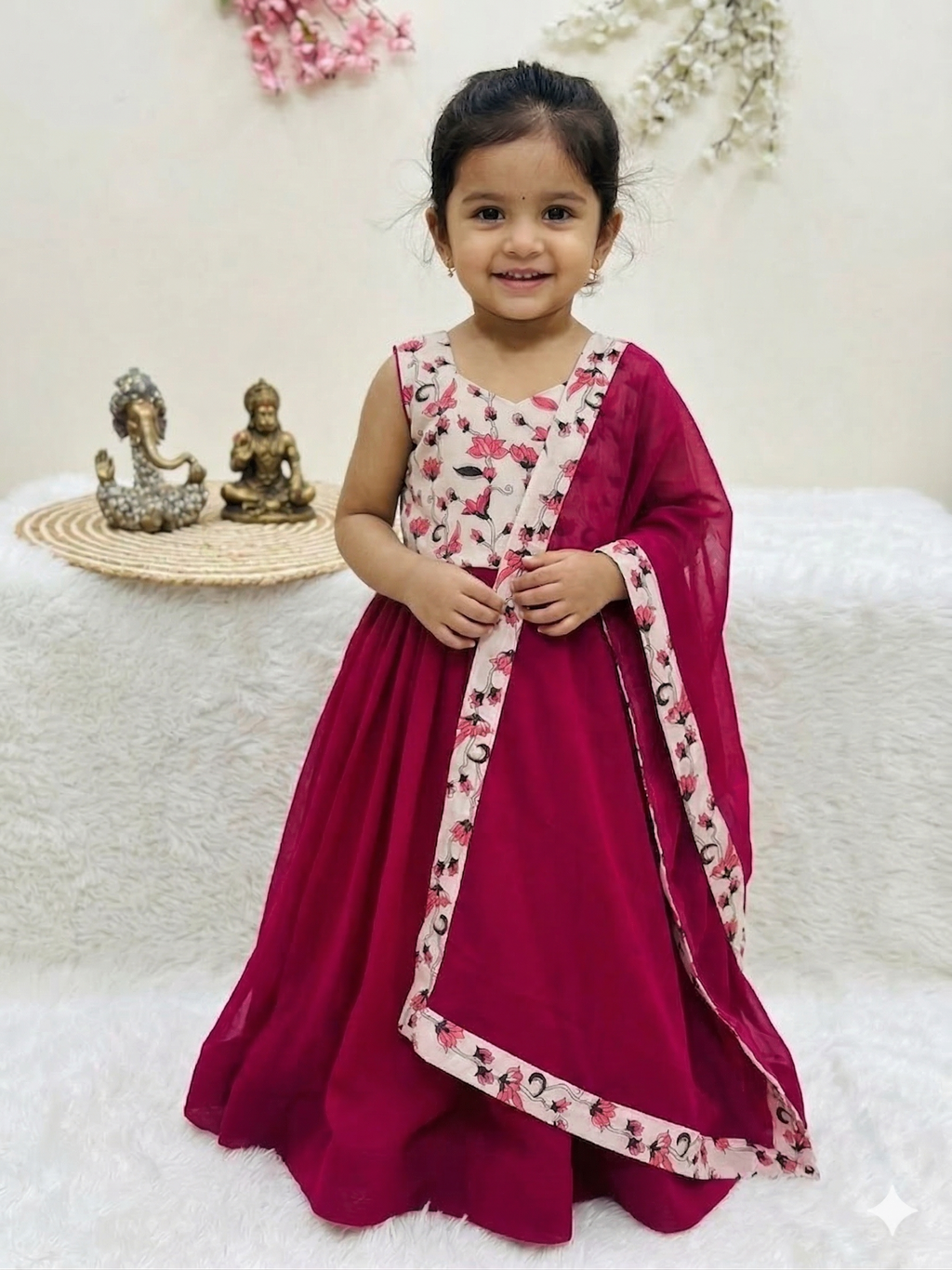 Pretty in Pink Anarkali Dress Set