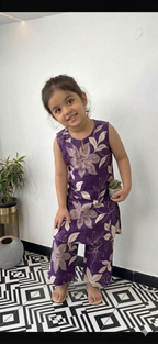 Purple Blossom Kids Outfit