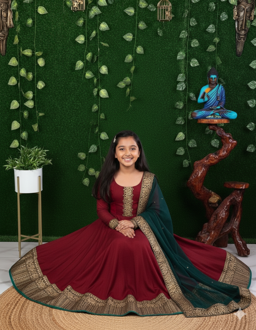 Graceful Festive Couture for Girls