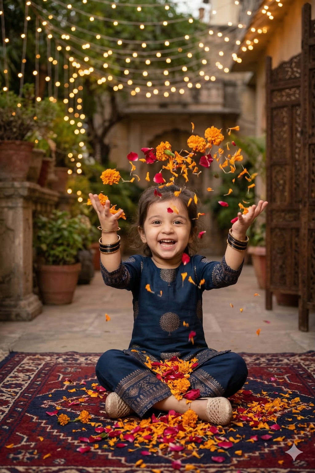Royal Aura Girls Festive Set