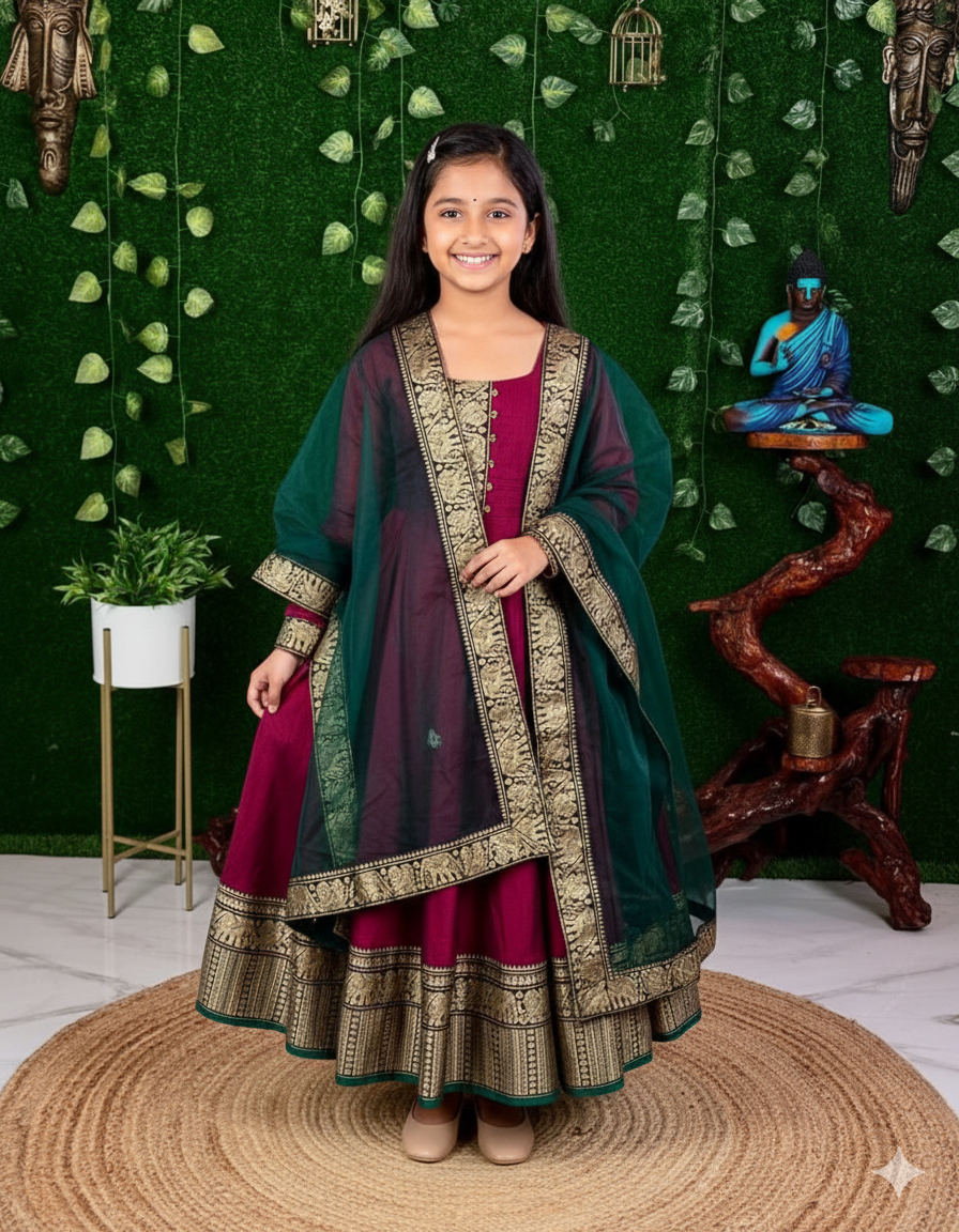 Graceful Festive Couture for Girls