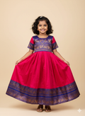 Sweet Angel Chanderi Flare Dress