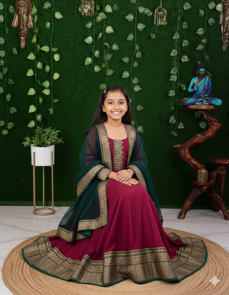 Graceful Festive Couture for Girls