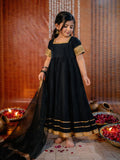 Mini Maharani Black Anarkali