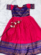 Sweet Angel Chanderi Flare Dress