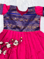 Sweet Angel Chanderi Flare Dress