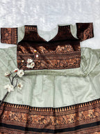 Sweet Angel Chanderi Flare Dress