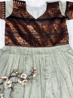 Sweet Angel Chanderi Flare Dress